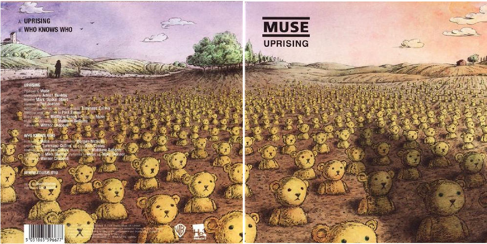 Studio preliminare per la copertina "Uprising", Muse, 2009