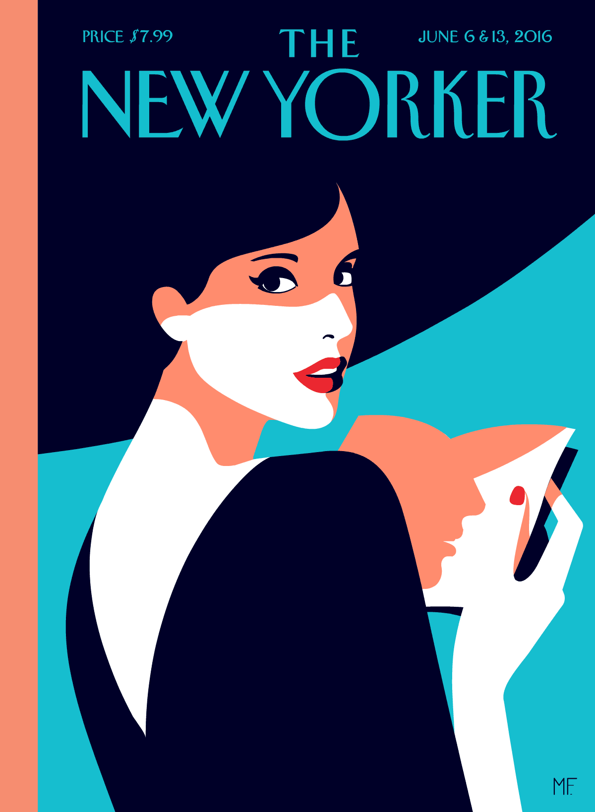 "Page Turner", copertina per The New Yorker, 6 e 13 giugno 2016