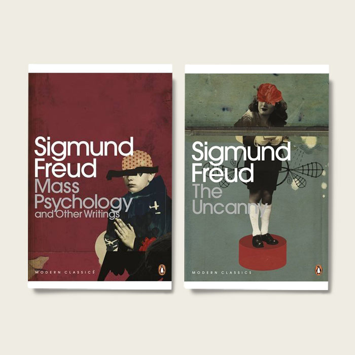     Copertine realizzate da Emmanuel Polanco per gli scritti di Freud pubblicati dalla Penguin Books
