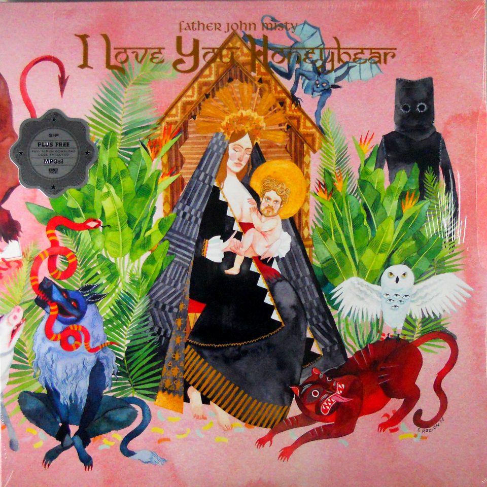 Copertina di "I Love You, Honeybear" realizzata da Stacey Rozich per Father John Misty, 2015