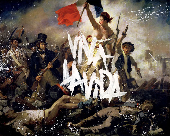 Copertina di "Viva La Vida" ad opera dei Coldplay e dei Tappin Gofton, 2008